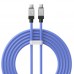 Кабель Baseus CoolPlay Series USB-C - USB-C 100W 2 метра голубой CAKW000303