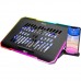 Подставка - охлаждающий кулер для ноутбука HOCO DH19 Cool RGB notebook cooling stand черная