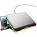 Подставка - охлаждающий кулер для ноутбука HOCO DH19 Cool RGB notebook cooling stand черная
