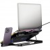 Подставка - охлаждающий кулер для ноутбука HOCO DH19 Cool RGB notebook cooling stand черная