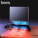 Подставка - охлаждающий кулер для ноутбука HOCO DH19 Cool RGB notebook cooling stand черная