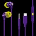 Наушники игровые Logitech G333 Gaming Earphones для геймеров фиолетовые (981-000936)