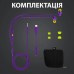 Наушники игровые Logitech G333 Gaming Earphones для геймеров фиолетовые (981-000936)