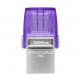 USB флеш накопитель Kingston DTMicroDuo 3C (Type-A + Type-C) 2 интерфейса 128Gb USB 3.2