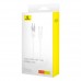 Кабель с контролем температуры Baseus Explorer Smart Temperature Control Type-C to Type-C 100W 1м белый