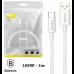 Кабель для заряда и передачи данных 100w - BASEUS Superior Series USB - Type-C 1 метр белый