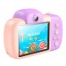 ФОТО камера детская HOCO DV201 Dual lens children camera розовая