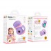ФОТО камера детская HOCO DV201 Dual lens children camera розовая