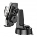 Держатель с беспроводным зарядным HOCO HW27 Traveler infrared RGB wireless car holder (center console) 15W