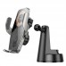 Держатель с беспроводным зарядным HOCO HW27 Traveler infrared RGB wireless car holder (center console) 15W