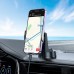 Держатель с беспроводным зарядным HOCO HW27 Traveler infrared RGB wireless car holder (center console) 15W