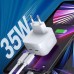 Адаптер питания - Зарядное устройство XO L102 35W 2 порта type-C