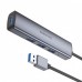 Хаб Адаптер BOROFONE DH12 Smart 4-in-1 converter (USB to USB3.0*4) кабель 1.2 метра