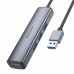 Хаб Адаптер BOROFONE DH12 Smart 4-in-1 converter (USB to USB3.0*4) кабель 1.2 метра