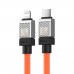 Кабель Baseus CoolPlay Series Type-C to iPhone 20W 1 m (CAKW000007) оранжевый