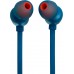 Наушники проводные JBL T310C USB-C (JBLT310CBLU) гарнитура с микрофоном синяя