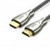 Кабель HDMI 2.0 - HDMI 2.0 - Ugreen HD131 Carbon Fiber Zinc Alloy 1 метр (50106)