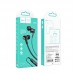 Наушники с плоским кабелем HOCO M86 Oceanic universal earphones with mic черные
