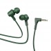 Наушники с плоским кабелем HOCO M86 Oceanic universal earphones with mic черные