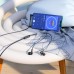Наушники с плоским кабелем HOCO M86 Oceanic universal earphones with mic черные