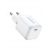 Зарядное устройство - адаптер питания UGREEN CD318 Nexode 20W USB-C PD GaN Fast Charger белый