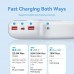 Внешний аккумулятор - УМБ Vention 20000mAh Power Bank (Micro-USB + USB-C + USB-A + USB-A) 22.5W с дисплеем бел