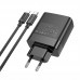 Зарядное устройство 4 порта 45W Hoco C127a набор с кабелем Type-C to Lightning