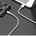 Кабель с металлическими коннекторами Baseus Cafule USB - Type-C 66W 1 метр (CAKF000102) белый