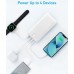 Портативный аккумулятор - универсальная батарея Anker Power Bank 40000mAh 347 30W (A1377) белая