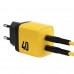 Блок зарядный - адаптер питания 3 порта Home Charger 40W GaN 2 PD Veron TC-35