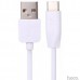 Кабель Hoco X1 rapid USB to Type-C 1 метр белый бюджетный 6957531032045