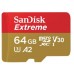 Карта памяти SanDisk Extreme For Action Cams and Drones 64GB C10 UHS-I U3 V30 R170 W80