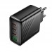 Сетевой адаптер питания - зарядное HOCO CS27A Supply charger 67W 4 порта черное