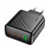 Сетевой адаптер питания - зарядное HOCO CS27A Supply charger 67W 4 порта черное