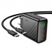 Зарядное устройство - адаптер питания с кабелем C-C - HOCO CS27A Supply charger 67W 4 порта