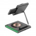 Беспроводное зарядное - подставка для телефона часов наушников WiWU WI-W023 3 in 1 wireless charger