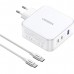 Зарядный комплект - блок и кабель Ugreen CD289 140W 3 выхода (15339) белый