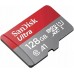 Карта памяти microSDXC - SanDisk Ultra 128Gb class 10 A1 (140Mb/s) (adapter SD) SDSQUAB-128G-GN6MA