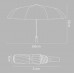 Автоматический зонт ZuoDu Umbrella LED ZD220 черный