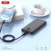 Портативный аккумулятор - универсальная батарея XO PR238 10000 mAh  22.5W черная