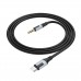 Кабель Переходник Type-C to Mini Jack 3.5 mm BOROFONE BL19 Type-C - 3.5mm AUX (черный) 1 метр