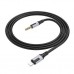 Кабель - адаптер переходник Lightning to Mini Jack 3.5 mm BOROFONE BL19 черный 1 метр