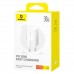 Зарядное устройство - блок адаптер Baseus GaN 5S Fast Charger 30W P10162504213-00 белый
