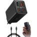 Сетевое зарядное устройство Baseus GaN6 Pro Fast Charger 2C + 2U 65W (P10162701113-00) черное