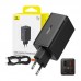 Сетевое зарядное устройство Baseus GaN6 Pro Fast Charger 2C + 2U 65W (P10162701113-00) черное