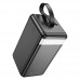 Портативная батарея - внешний АКБ HOCO J123D 90000mAh Element power bank with digital display черный