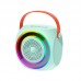 Караоке колонка система XO F42 Dazzling RGB с беспроводным микрофоном голубая