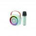 Караоке колонка система XO F42 Dazzling RGB с беспроводным микрофоном голубая
