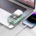 Аккумулятор внешний магнитный Hoco Q14A Ice Crystal 10000 mah PD20W magnetic fast charging blue