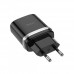 Блок питания быстрой зарядки - сетевой адаптер Hoco C12Q 18w 1 USB-A AFC FCP черный